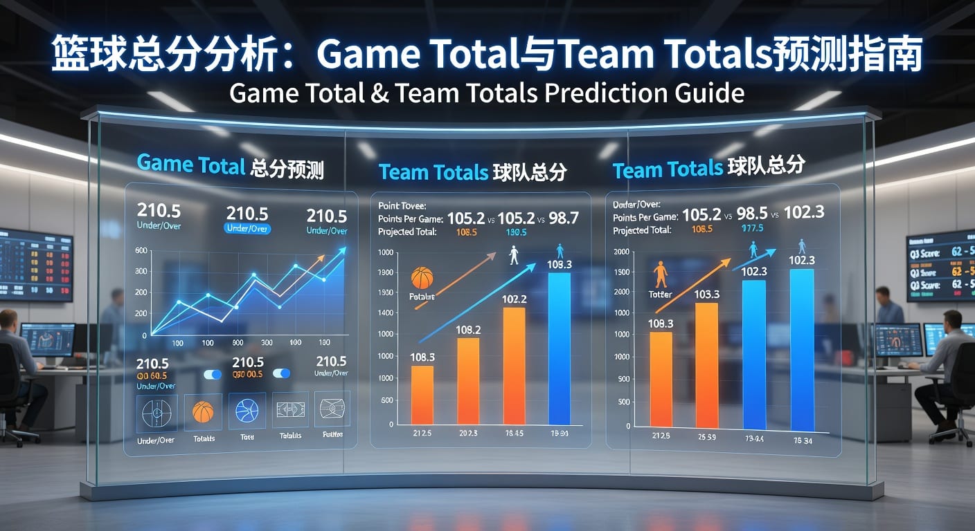 篮球总分 game total team totals：2026年赛前判断与盘口读法